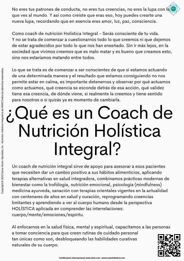 48.Nutrición Holítica Integrativa